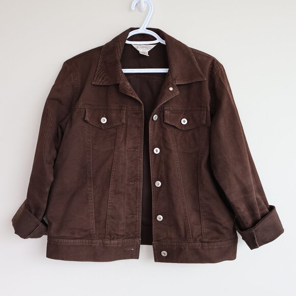 Brown Jean Jacket - Size S - Northern Refections - Picture 1 of 11